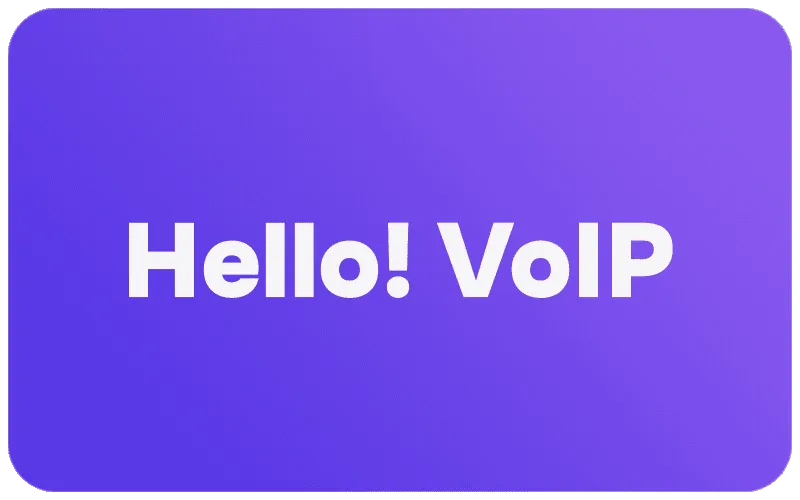 Hello! VoIP Voucher | AE